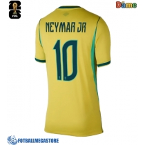 Fotballdrakt Dame Brasil Neymar Jr #10 Hjemmedrakt VM 2026 Kortermet